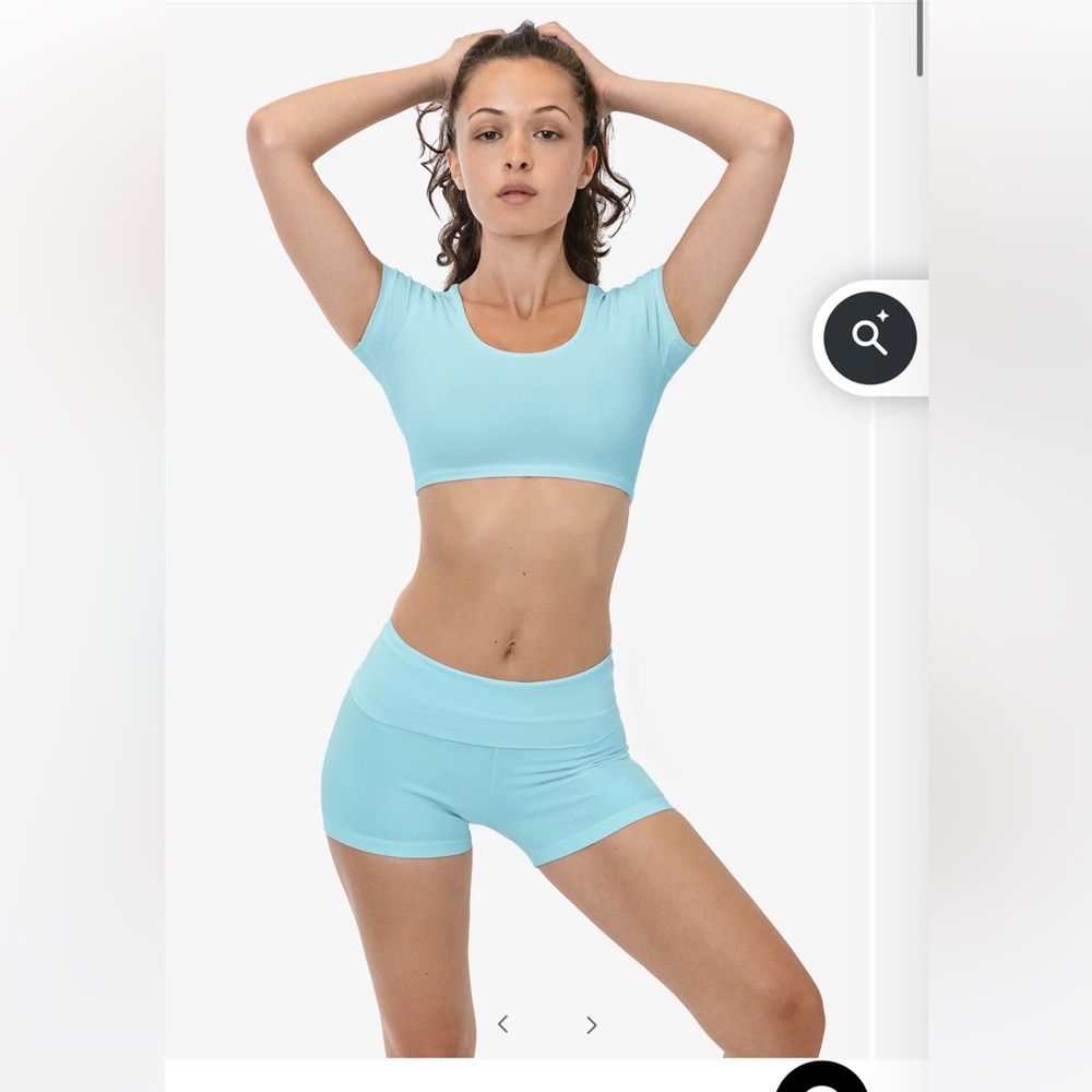 Los Angeles Apparel GARMENT DYE YOGA SHORTS